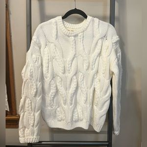 Loved + Adored chunky knit sweater size L , NWOT